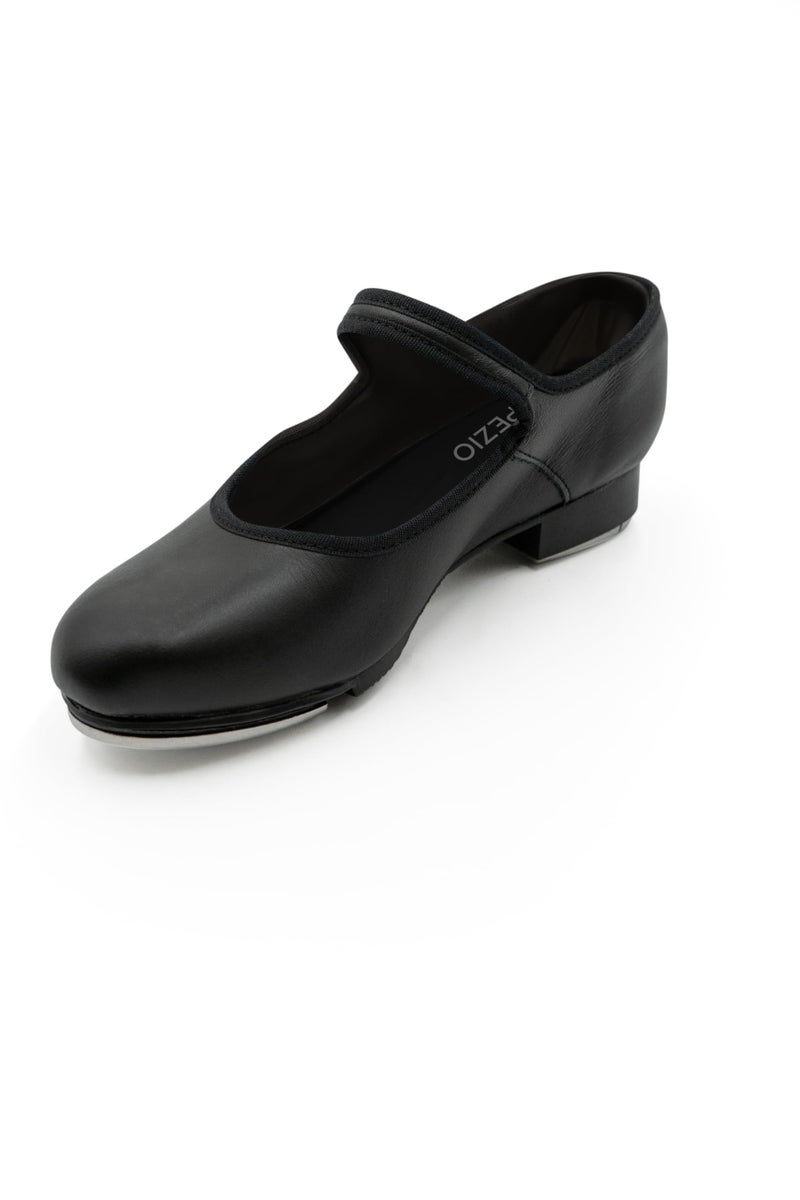 Capezio Womens Mary Jane Tap Dance Shoes RoundToe Design with Adjustable Buckle NonSlip Heel for Stability PreAttached TeleTone Taps 75 Medium Black - Image 2
