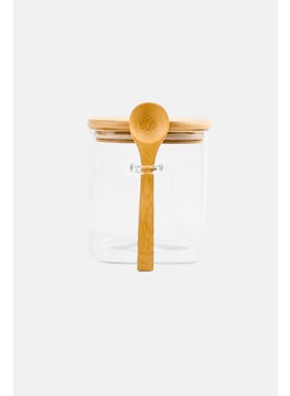Nanette lepore Glass Jar With Bamboo Lid And Spoon  - Image 2