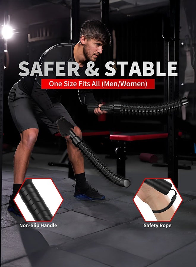 والالا حبال معركة بدون حبال لتمرينات الصالة الرياضية المنزلية، حبال تمرين خفيفة الوزن للمبتدئين في اللياقة البدنية، معدات تدريب لاسلكية محمولة - Image 3