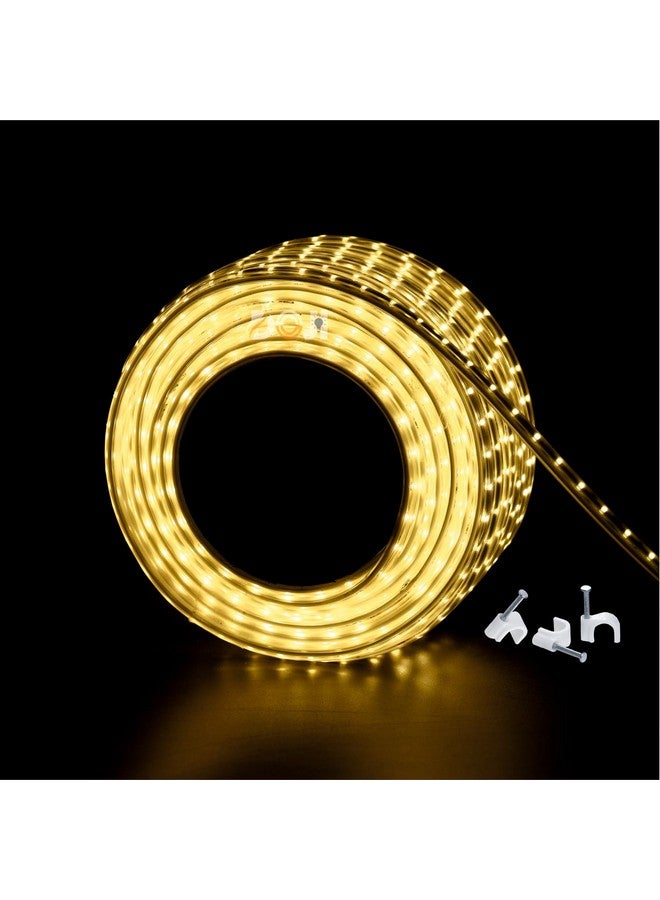 DOJI أضواء شريط LED DOJI موفرة للطاقة أضواء حبل LED مقاومة للماء لأغراض الغرفة | أضواء شريط LED للسقف المعلق | أضواء ديكور المنزل | تزيين المنزل | ديوالي | ديكور (5 متر، أبيض دافئ) - Image 1