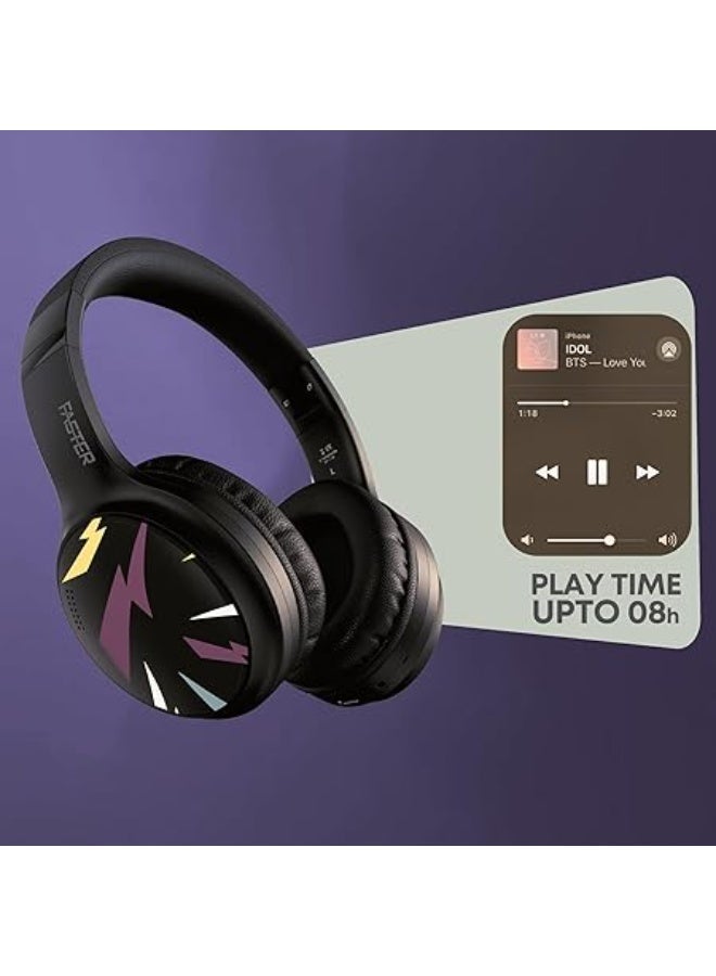 Faster S5 Special Edition Over-Ear Headphones with Active Noise Reduction Bluetooth - Image 2