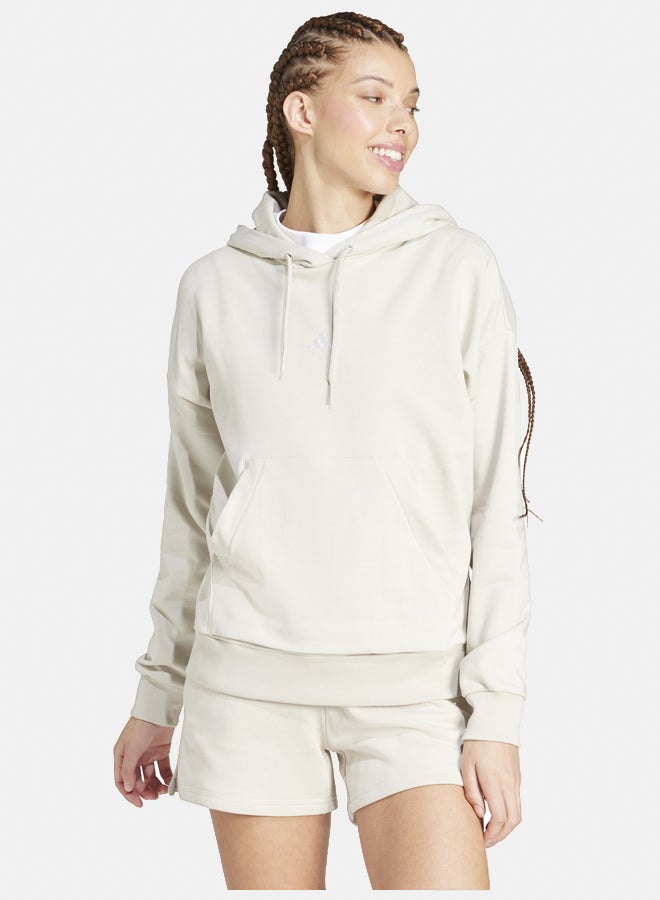 Adidas essentials small logo french terry women's hooded sweatshirt - Image 1