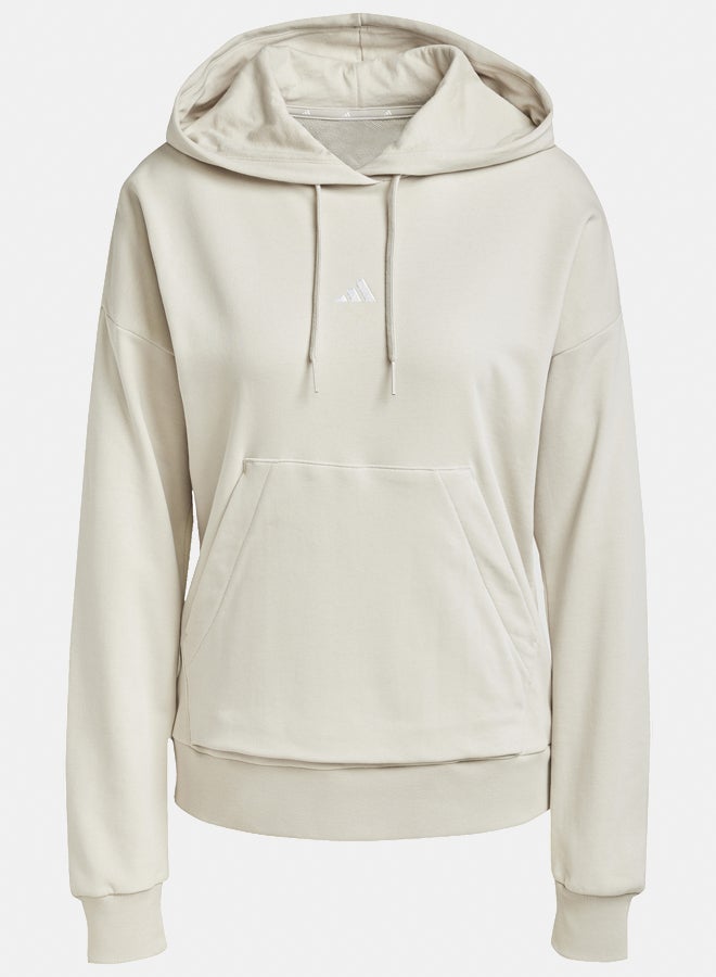 Adidas essentials small logo french terry women's hooded sweatshirt - Image 2