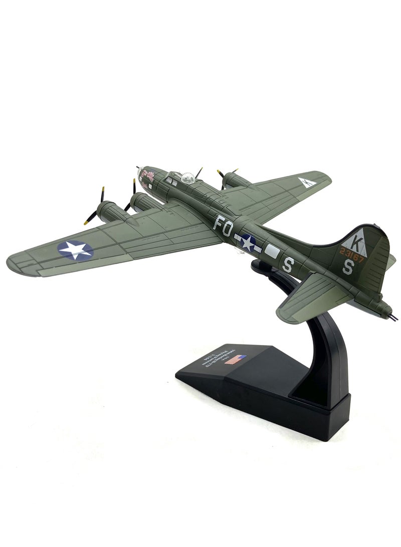 1/144 Scale Model Aircraft B-17 Bomber Simulation Alloy Fighter Jet Model Plane Military Airplane for Adults - Image 1