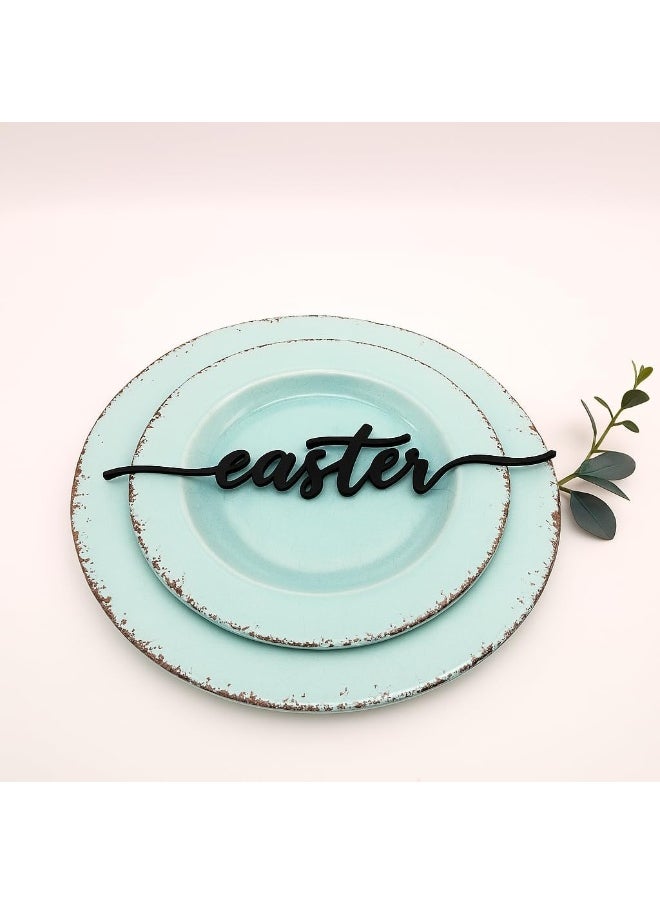 Horoof Home Horoof Home® black Wooden 'Easter' Table Decor 