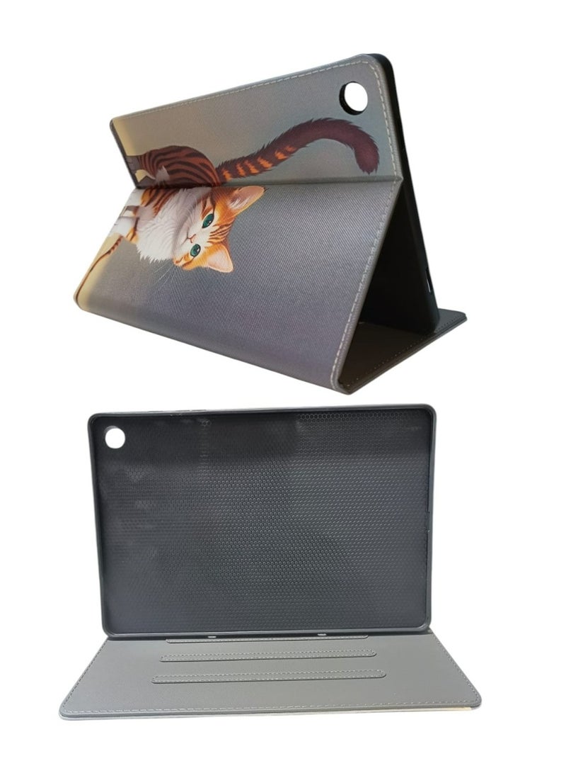 Cat Print Flip case Compatible with Samsung Galaxy Tab A9 Plus/A9+ 11 Inch 2023 (SM-X210/X216/X218), Case with Pen Holder, Stand Protective Case - Image 5