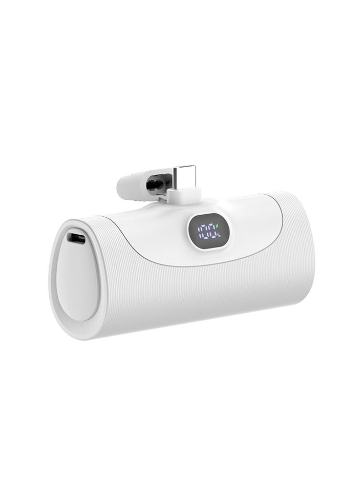 WST 4-Pack Portable Powerbank, 2 USB-C & 2 Lightning, 5000 mAh [4 PCS] Fast Charging Power Bank for Android & iOS, Shared Charging Station Dock with 4 Powerbanks Set for Home, Cafe, Office, Hotel, Restaurant, etc. (Color: White) - Image 3