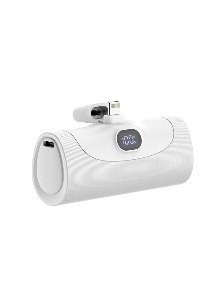 WST 4-Pack Portable Powerbank, 2 USB-C & 2 Lightning, 5000 mAh [4 PCS] Fast Charging Power Bank for Android & iOS, Shared Charging Station Dock with 4 Powerbanks Set for Home, Cafe, Office, Hotel, Restaurant, etc. (Color: White) - Image 2