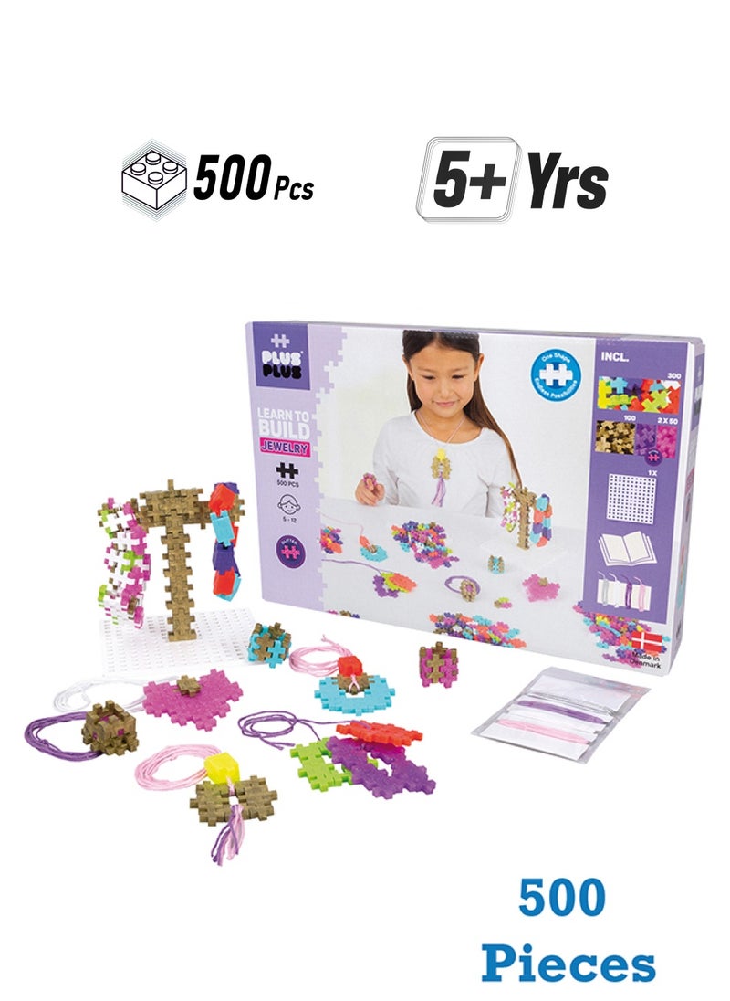 Plus-Plus Learn To Build Set - Jewellery / 500 Pcs  - Image 1