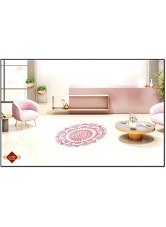 Uniq UNIq Medium Madhubani Mandala Art Inspired Rural Tribes Self Adhesive Transparent RangoliHome Dcor in DiwaliFloor StickersWall Stickers  - Image 3