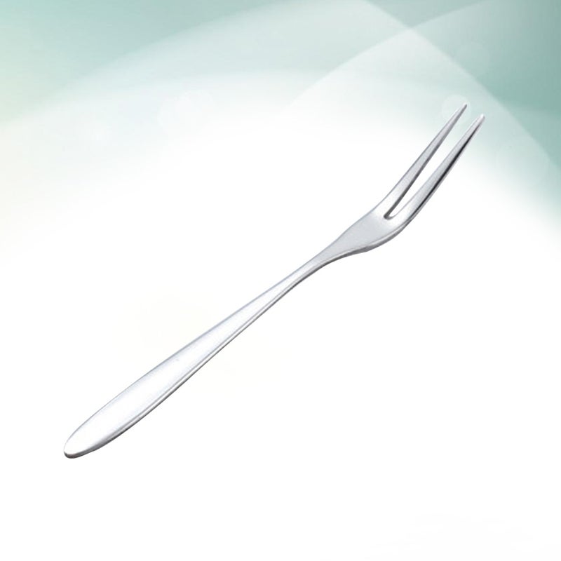 🍳 خمس شوك فواكه دقيقة من الفولاذ المقاوم للصدأ بشوكة مدببة للاستخدام - Image 5