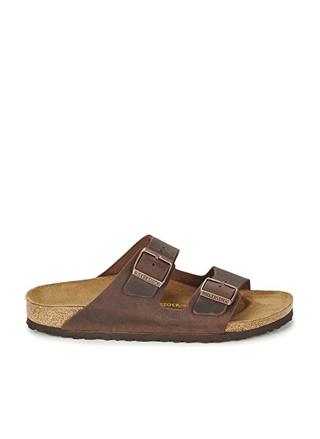 Birkenstock Unisex Arizona Sandal,Habana Oiled Leather,38 M EU - Image 1