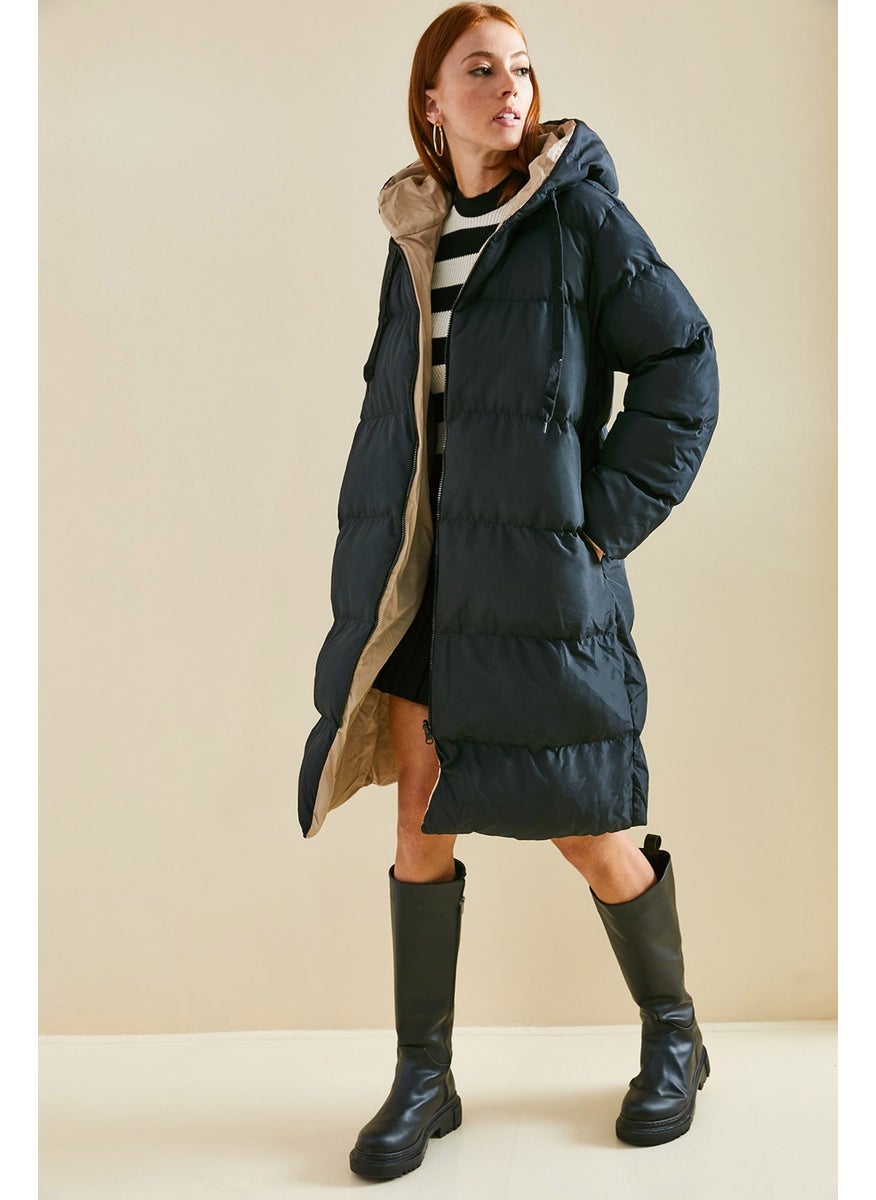 Lithe Double-Sided Hooded Coat  - Image 1