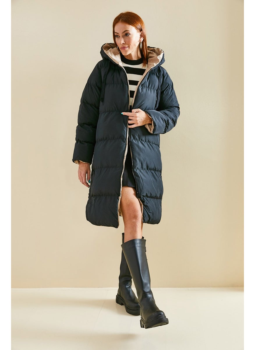 Lithe Double-Sided Hooded Coat  - Image 3