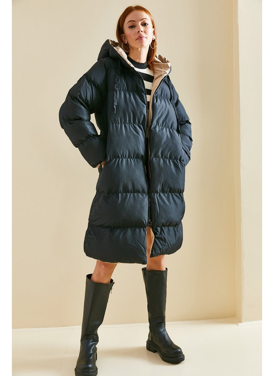 Lithe Double-Sided Hooded Coat  - Image 4