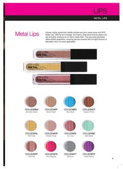 BYS Metal Lips Crème Liquid Lipstick (See More Shades) (Brass Peach)  - Image 3