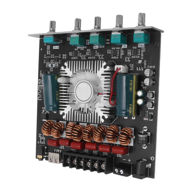 2.1 Channel Bluetooth 5.1 Amplifier Board 220W 220W 350W High Power - Hifi Sound Quality Ultra Low Distortion Audio Power Amplifier Module for Home Theater System DIY Speaker Projects Car Audio Upgrad - Image 3