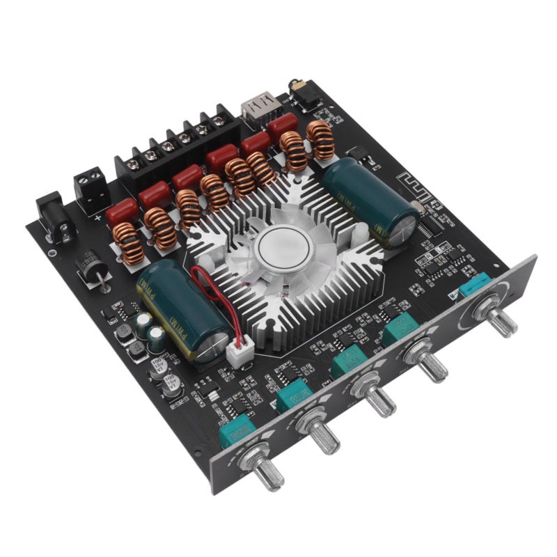 2.1 Channel Bluetooth 5.1 Amplifier Board 220W 220W 350W High Power - Hifi Sound Quality Ultra Low Distortion Audio Power Amplifier Module for Home Theater System DIY Speaker Projects Car Audio Upgrad - Image 2
