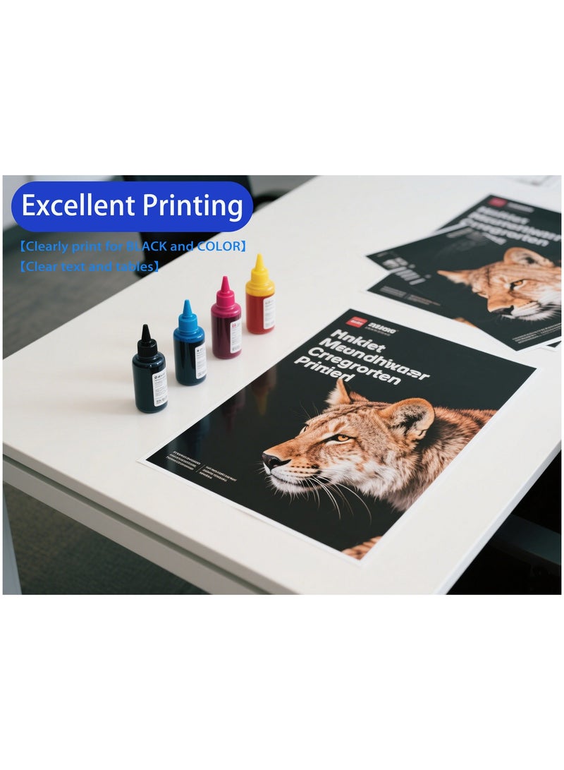 BTD100 Full set Ultra High Yield Black, 7,500 Page Yield,Color each Cyan ,Yellow,Magenta, 5,000 Page Yield for Ink Tank Printers Black,Cyan,Yellow,Magenta  - Image 5
