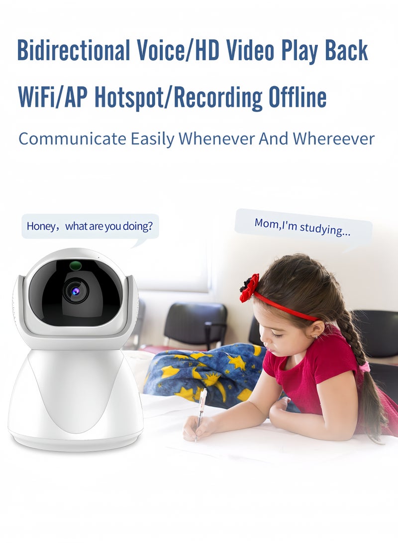 Generic Smart Security Camera,PTZ Security Camera,1080P Full HD Smart Surveillance – Auto Tracking,Night Vision,360 Degree Panoramic View,Two-Way Audio,Remote App Control - Image 5