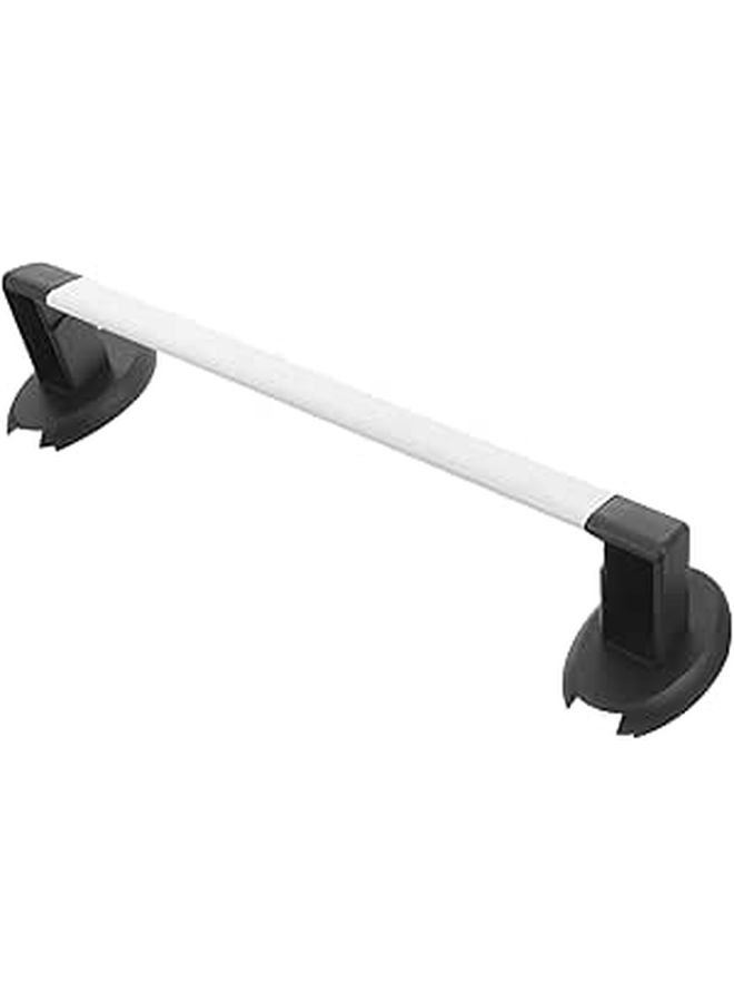 Bathroom Wall Mounted Shoe Shelf No Drill Installation Towel Rack Multi Purpose Organizer - Image 1
