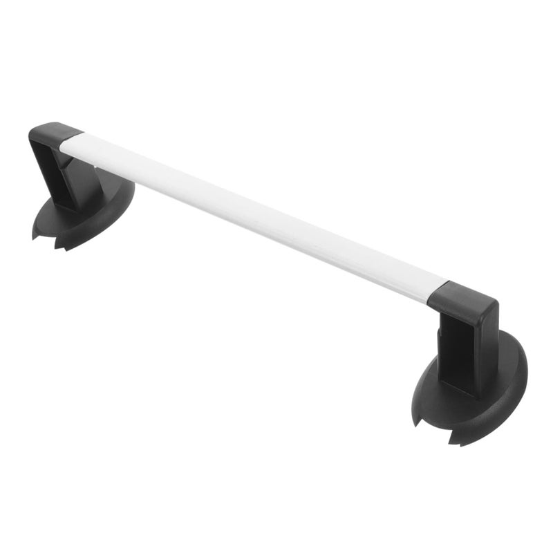 Bathroom Wall Mounted Shoe Shelf No Drill Installation Towel Rack Multi Purpose Organizer - Image 2