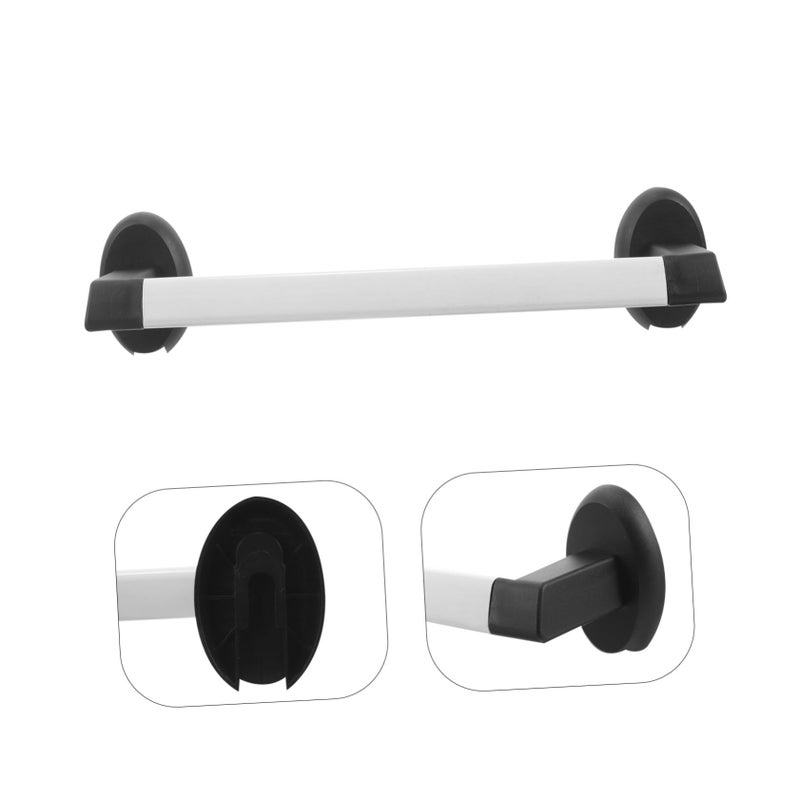 Bathroom Wall Mounted Shoe Shelf No Drill Installation Towel Rack Multi Purpose Organizer - Image 4