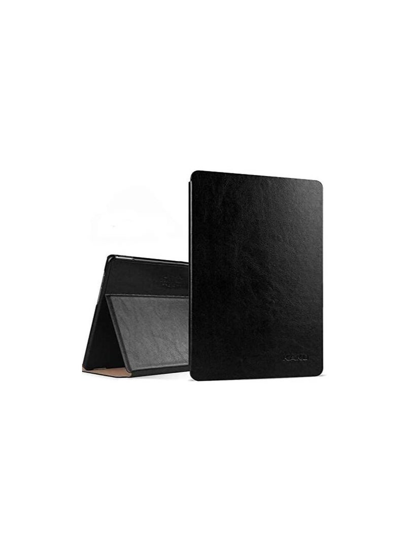 Kuke for iPad  2/3/4 Kaku PU Leather Case Back Protective Case For Ipad 2/3/4 Cover Black