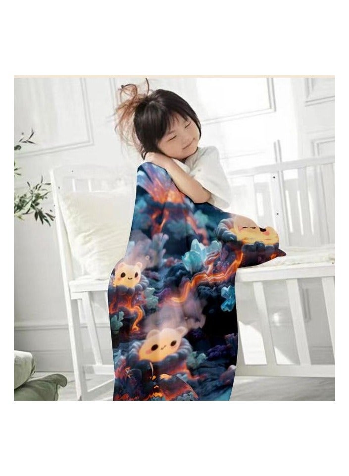 general Flannel thin blanket (warm and comfortable, suitable for sleep, gaming, dust removal and sandproof) 150cm*200cm - 259 - Image 3