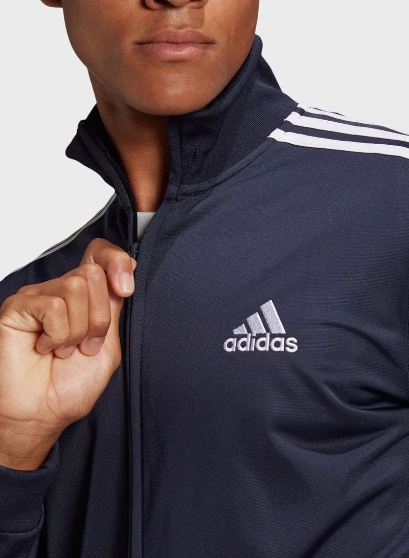 adidas بدلة رياضية بطباعة 3 خطوط