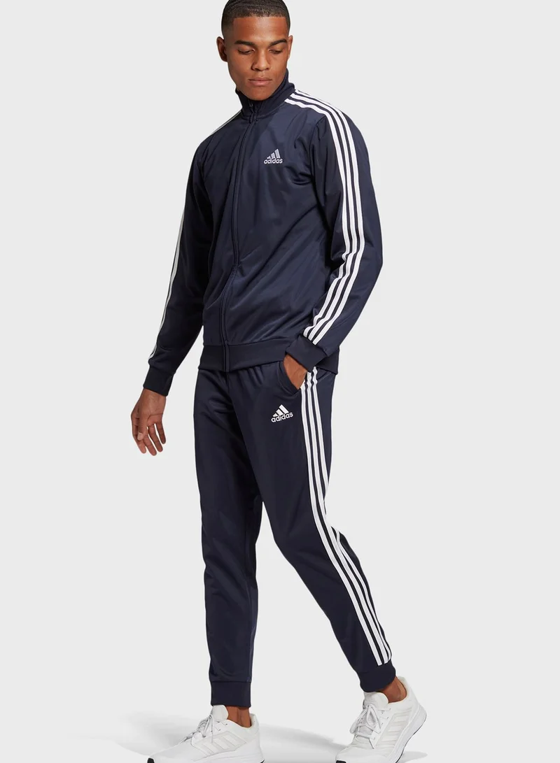adidas بدلة رياضية بطباعة 3 خطوط