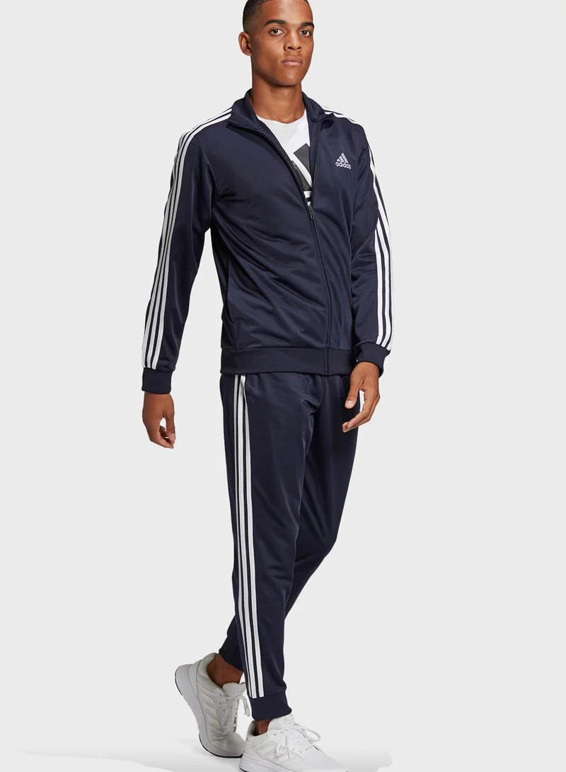 adidas بدلة رياضية بطباعة 3 خطوط