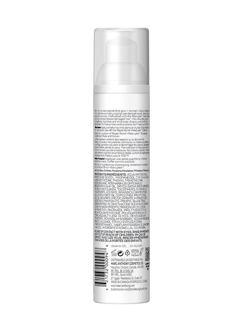 MARC ANTHONY Marc Anthony Hair Serum for Frizzy & Damaged Hair, Repair Bond + Rescuplex Strength & Protect Serum - 3.2 fl oz  - Image 4