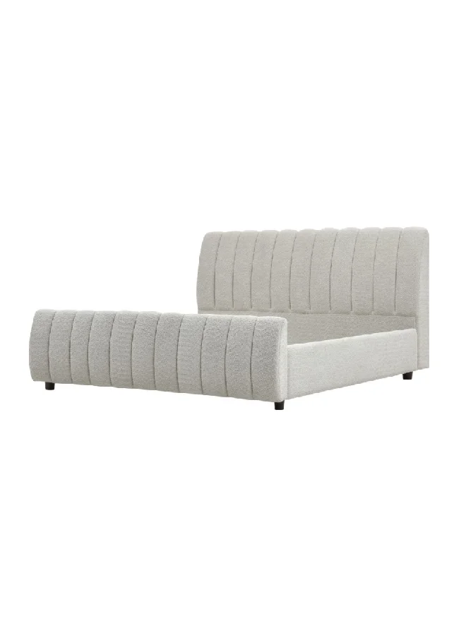 Micasa High-Quality and Durable Bed Light Grey 103.039 x 103.039 x 103.039 cm DS-B064-BED 2M*2M