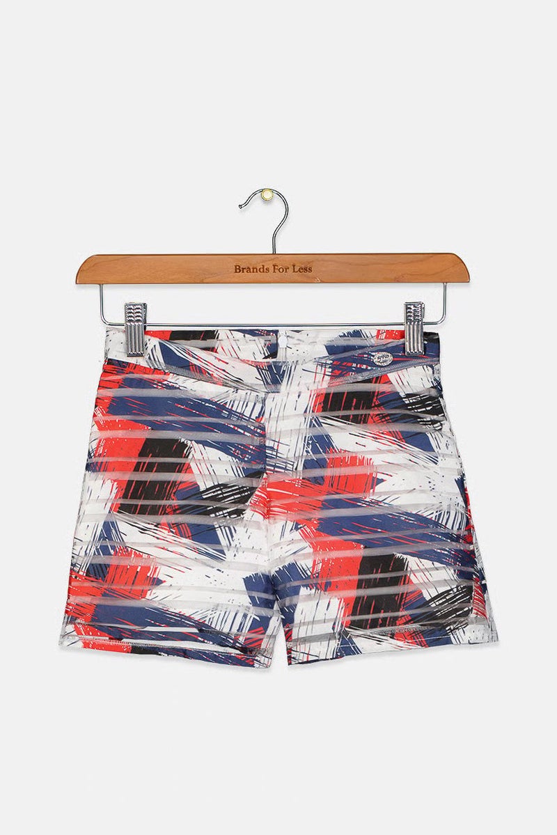 byblos Kid Girls Graphic Print Shorts, Multicolor - Image 2