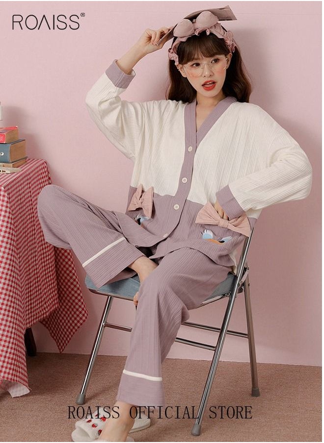 Couple Pajamas Set Long Sleeves Sleepwear for Men and Women Cute Plus Size Loungewear Spring and Autumn Home Clothes Gift for Boyfriend Girlfriend Husband Wife - pzsku/ZC59CFFFED622EFB4385AZ/45/_/1673072037/7dd53bb4-e0e9-40f4-8349-c3ddbfc6159d