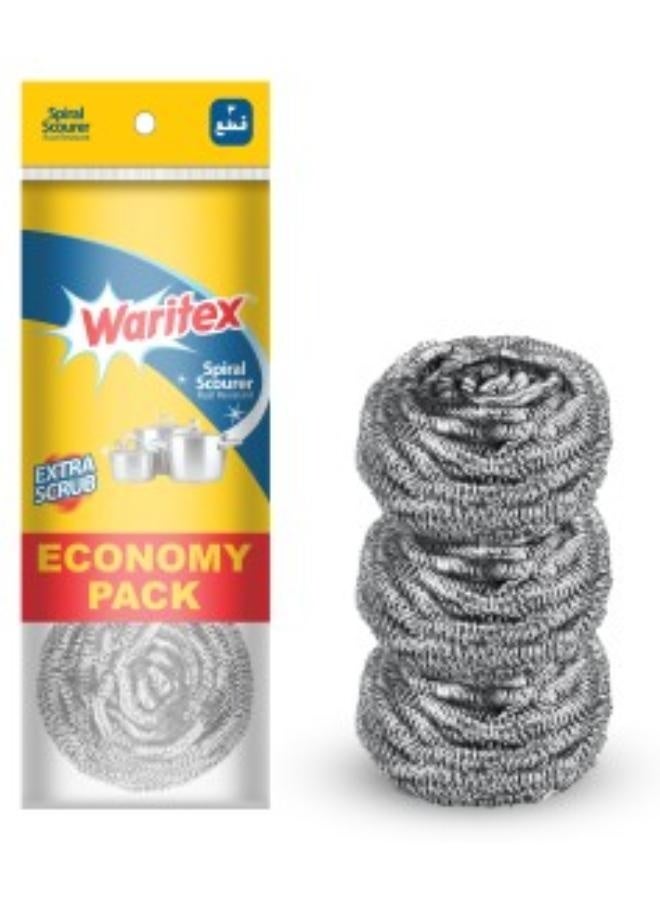 Waritex Stainless steel dishwashing wire – 6-piece pack. - Image 2