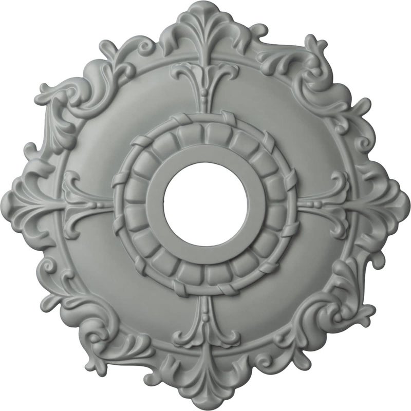 Ekena Millwork CM18RL 18Inch OD x 3 12Inch ID x 1 12Inch Riley Ceiling Medallion