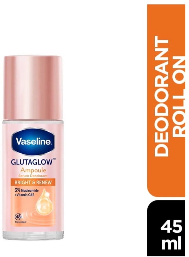 Vaseline Vaseline Glutaglow Bright & Renew Ampoule Serum Deodorant - 45ml - Image 2