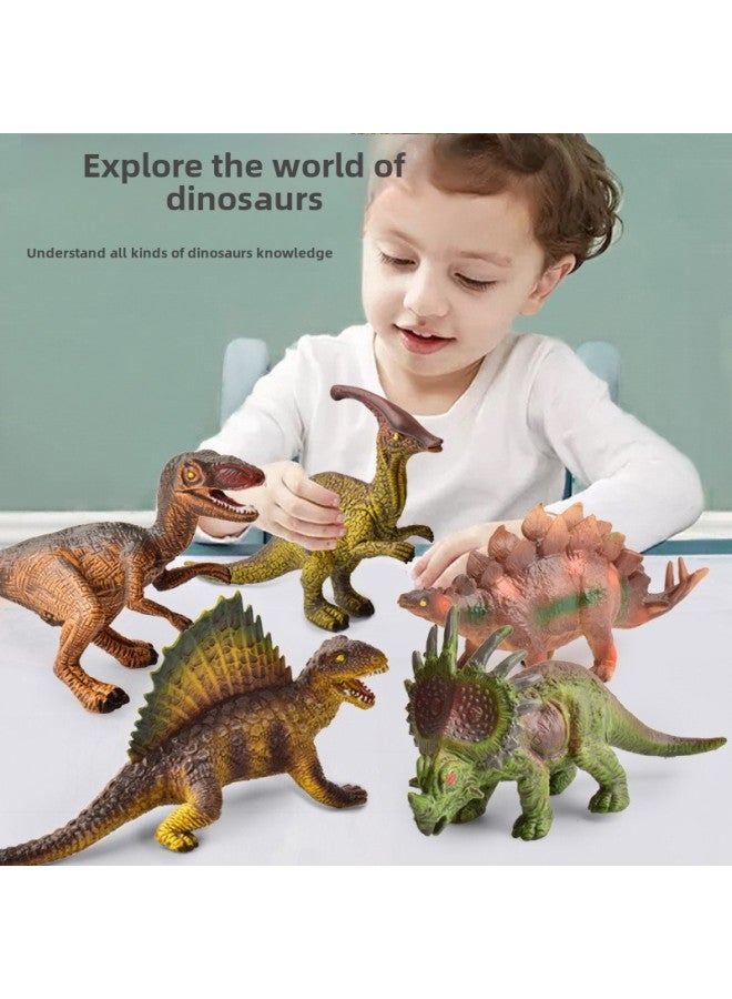 Simulation Dinosaur Solid Model Toys Jurassic Retro 5 Inch Tyrannosaurus Rex Children's Toys Direct Sales-Specifications:C 5 Inch Retro Solid 4 - Image 3