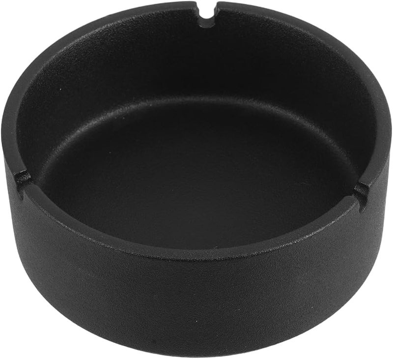 Black Porcelain Ashtray High Temperature Resistant Ceramic Smoking Ash Tray for Home Office Garden - Image 1