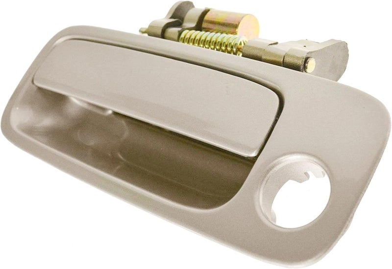 TRQ Beige Front Left Exterior Door Handle for Lexus ES300 and Toyota Camry - Image 1