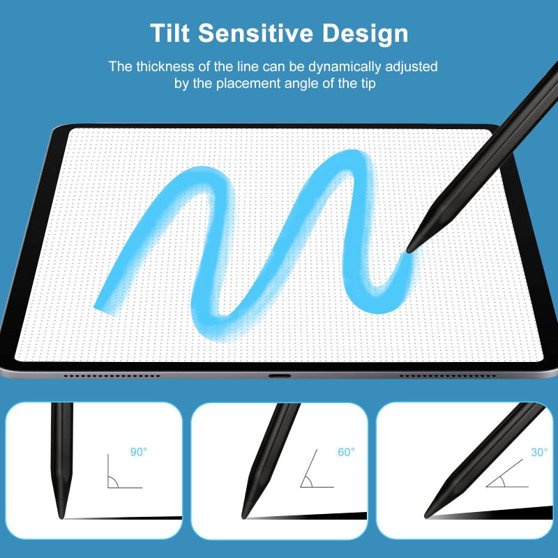 Edivia Active Stylus Pencil for Samsung Galaxy Tablet A9 A8 A7,New Plastic Point Tip with Precise and Accurate Drawing Pencil Compatible with Samsung Galaxy Tablet A9 A8 A7 Stylus Pen,Black - Image 3