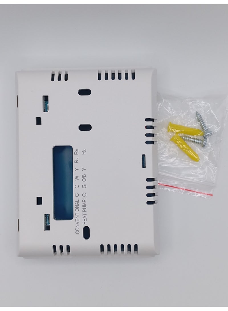 كوندا منظم حرارة قابل للبرمجة QUNDA QD-HVAC10 لوحدة ملف المروحة - تحكم في التدفئة والتبريد، وظيفة التأرجح، مثالي للمنازل الذكية - Image 4