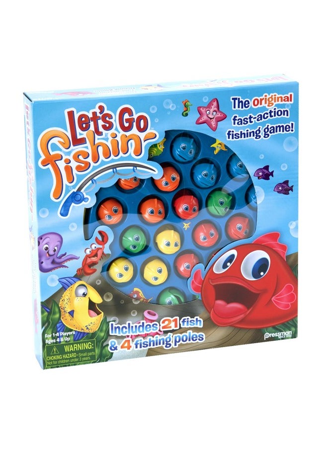 Goliath Let'S Go Fishin' Game By Pressman - The Original Fast-Action Fishing Game!, 1-4 Players  - Image 4
