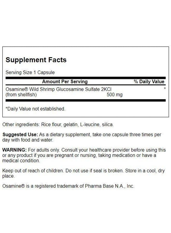 Swanson ULT Wild Shrimp GLUCOSAMINE 90 CAPS - Image 2