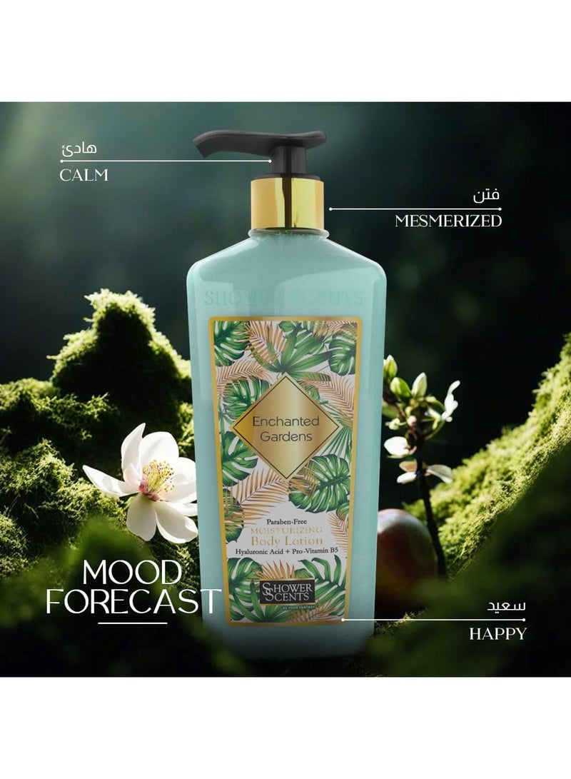 Shower Scents Enchanted Gardens  moisturizing body lotion 312ml - Image 3