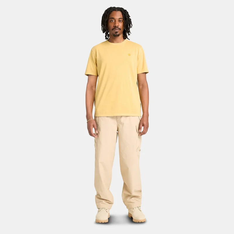 Timberland Green Men's Logo T-Shirt for Men | Best Price UAE