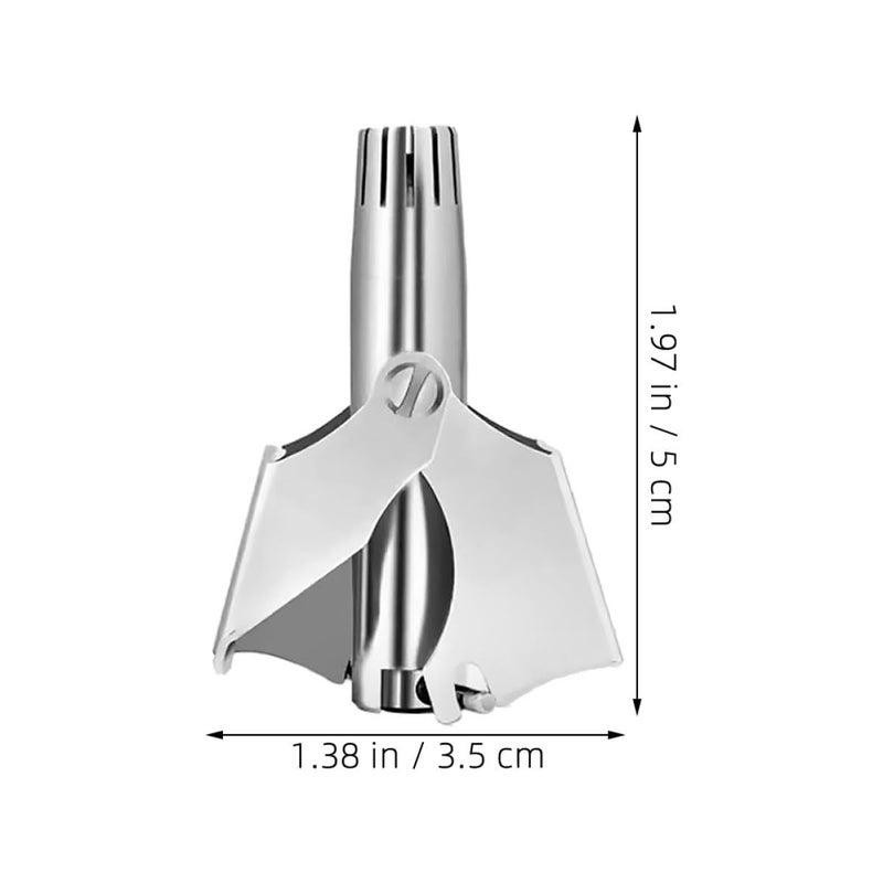 Garneck Manual Nose And Ear Hair Trimmer With Replacement Parts Travel Friendly Safe - Image 3