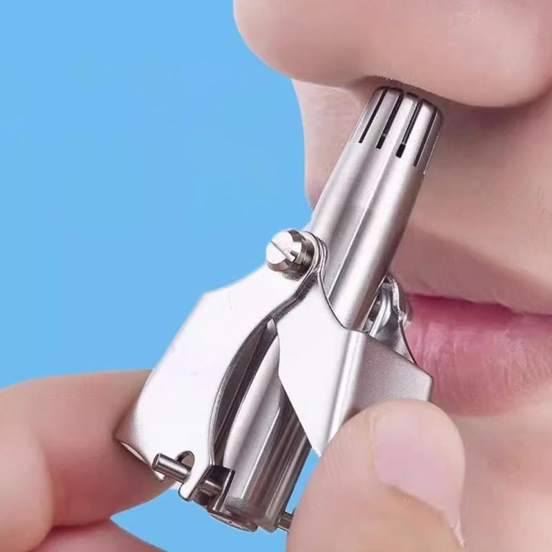 Garneck Manual Nose And Ear Hair Trimmer With Replacement Parts Travel Friendly Safe - Image 5